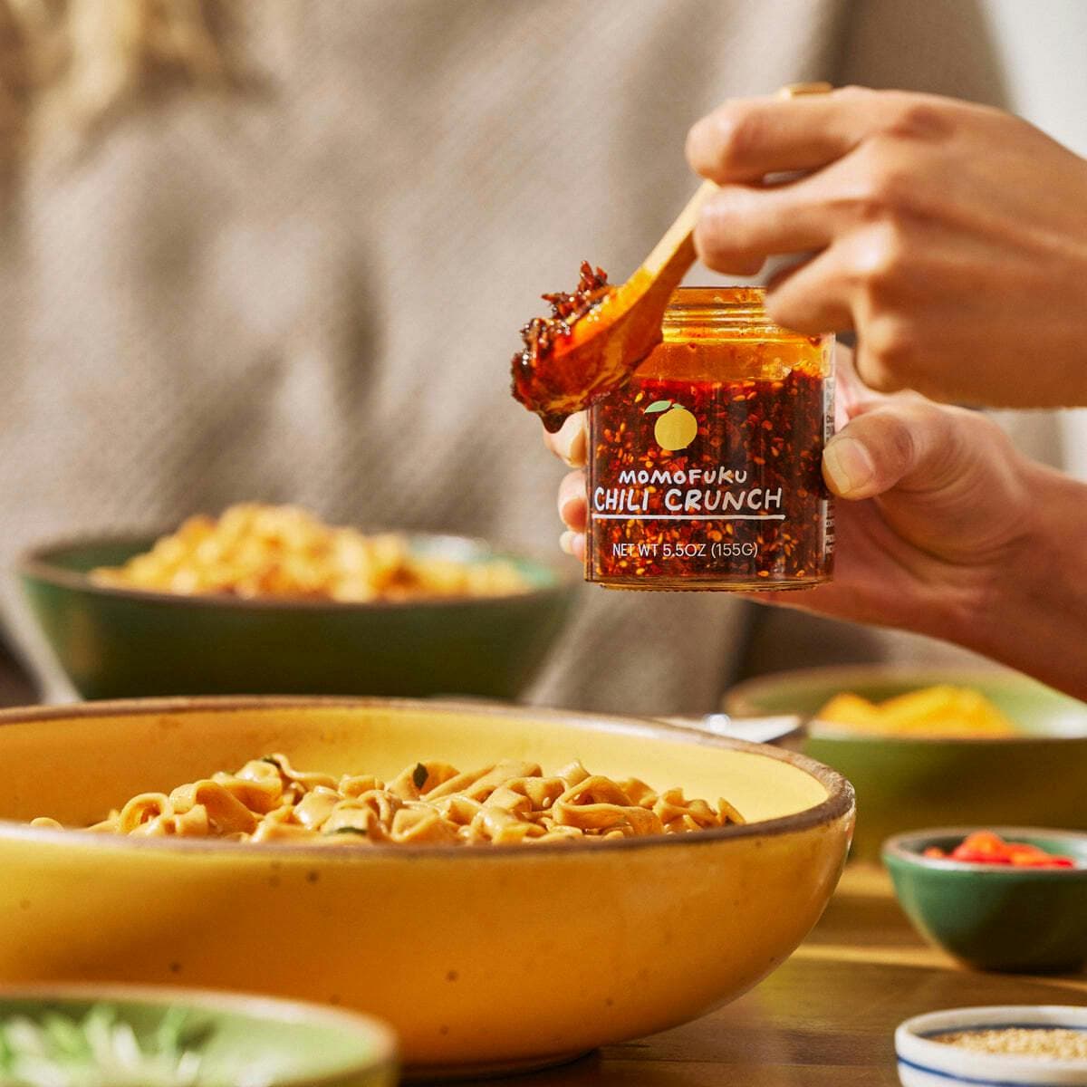 Momofuku chili crunch and products